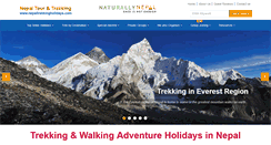 Desktop Screenshot of nepaltrekkingholidays.com