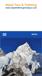Mobile Screenshot of nepaltrekkingholidays.com